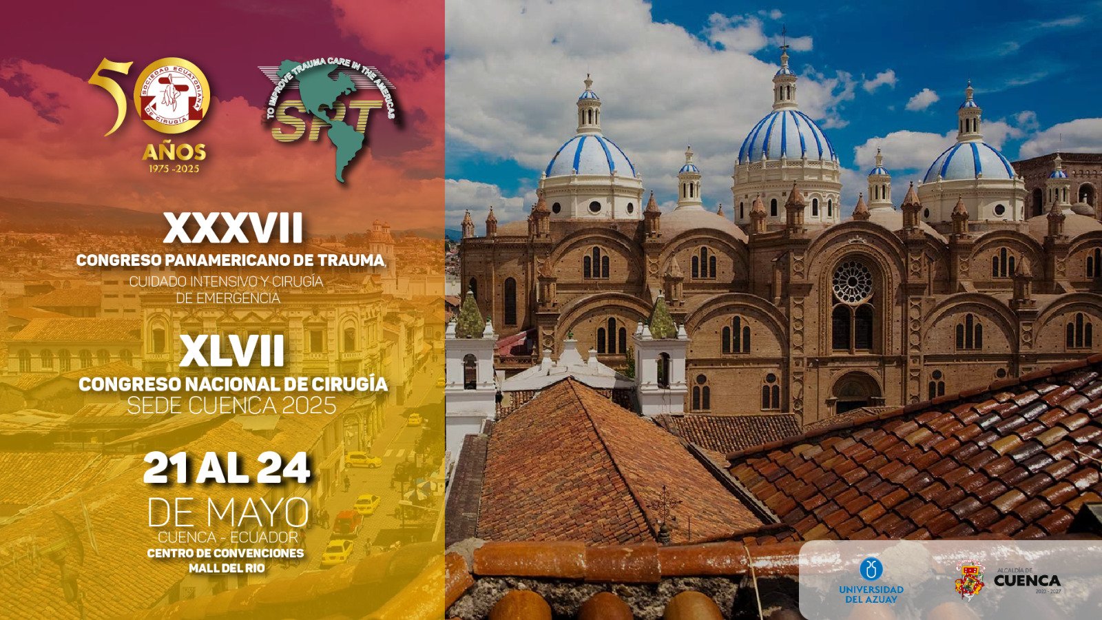 AECP participó en el XXXVII Congreso Panamericano de Trauma y XLVII Congreso Nacional de Cirugía – Cuenca 2025