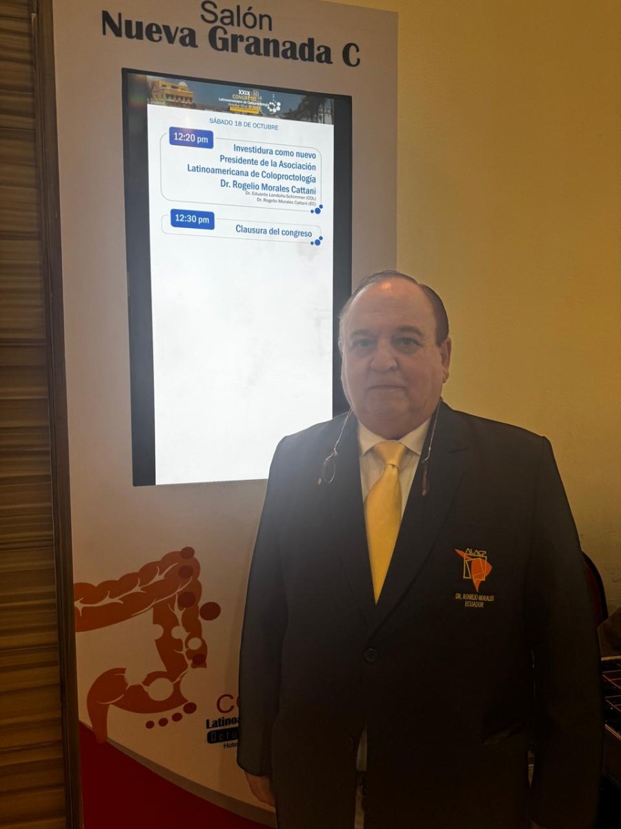 Investidura del Dr. Rogelio Morales Cattani como nuevo Presidente de la Asociación Latinoamericana de Coloproctología