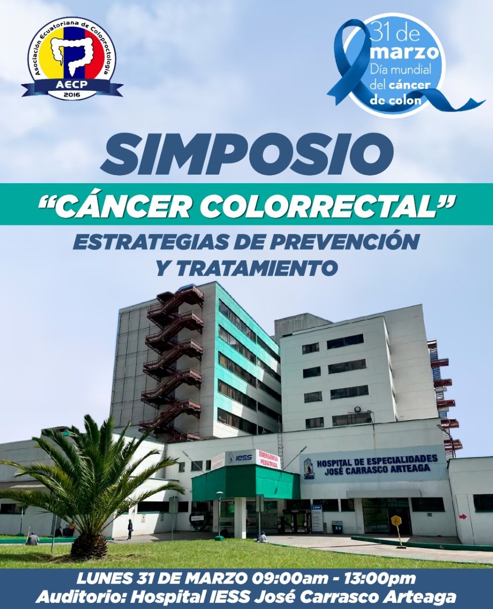 AECP realizó Simposio “Cáncer Colorrectal: Estrategias de Prevención y Tratamiento” en el Hospital IESS José Carrasco Arteaga